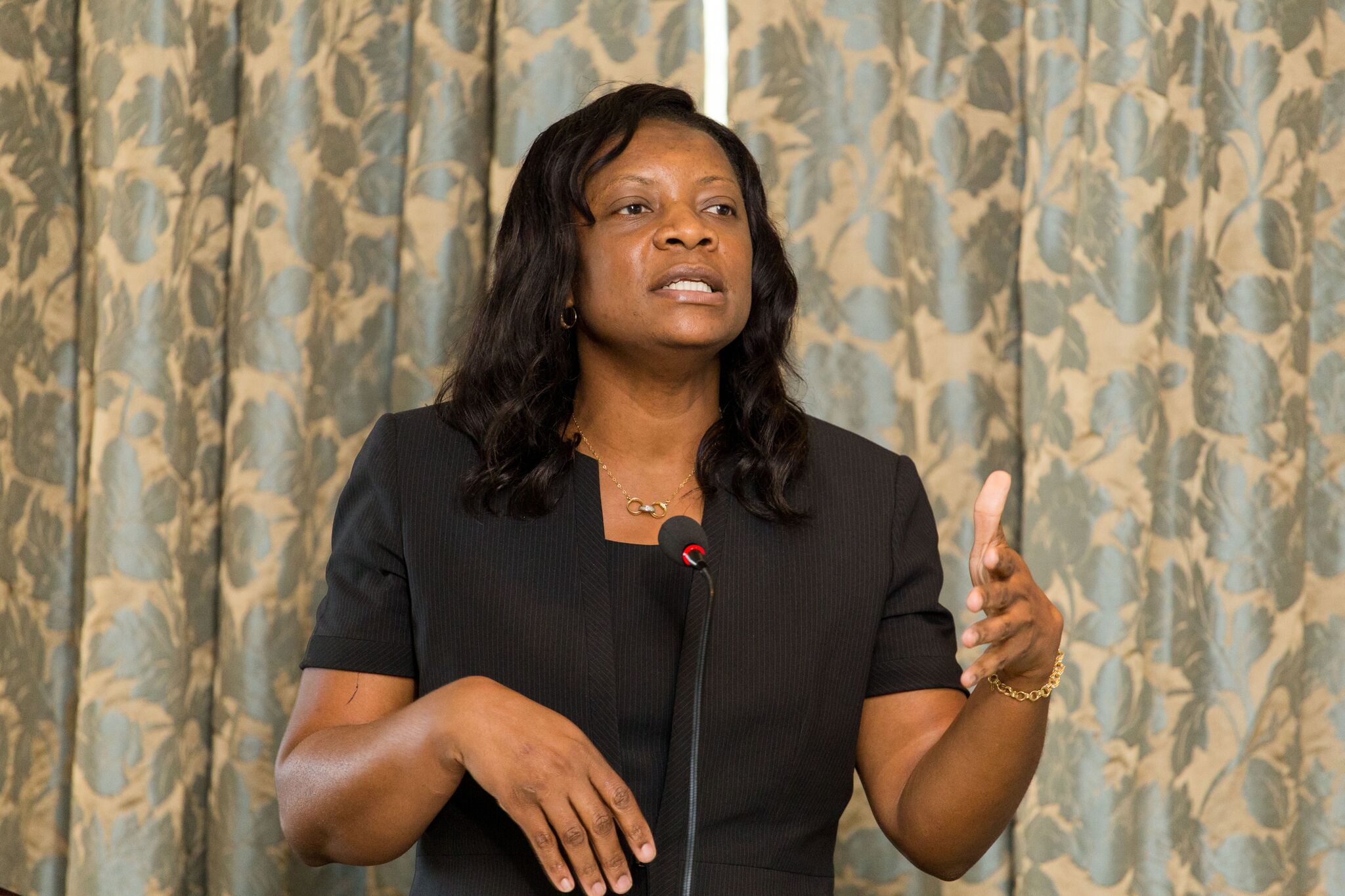 Securities Commission of The Bahamas Deputy Legal Counsel Odecca Gibson speaking on Corporate Governance