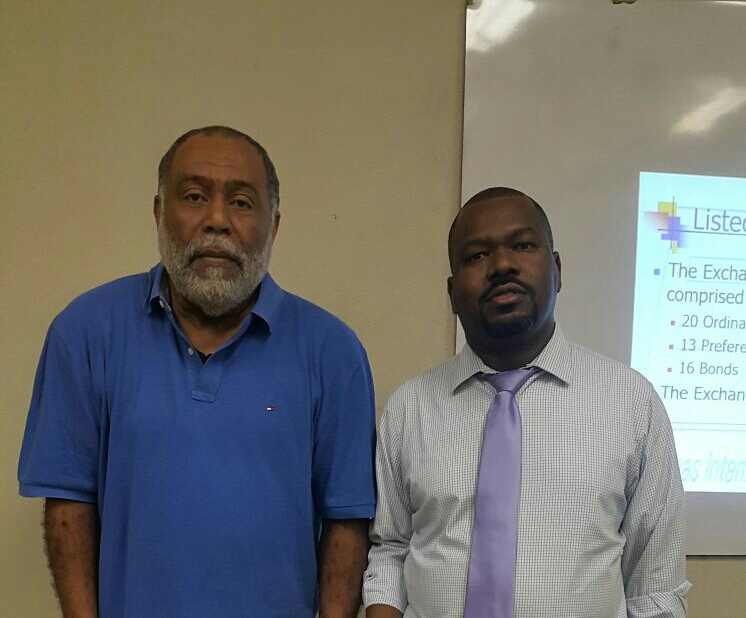 From left to right, Mr. Colin Davies and Mr. Holland Grant